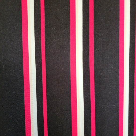 Torrid Black Striped Belted Midi Dress, Sz 1x - Picture 4 of 13